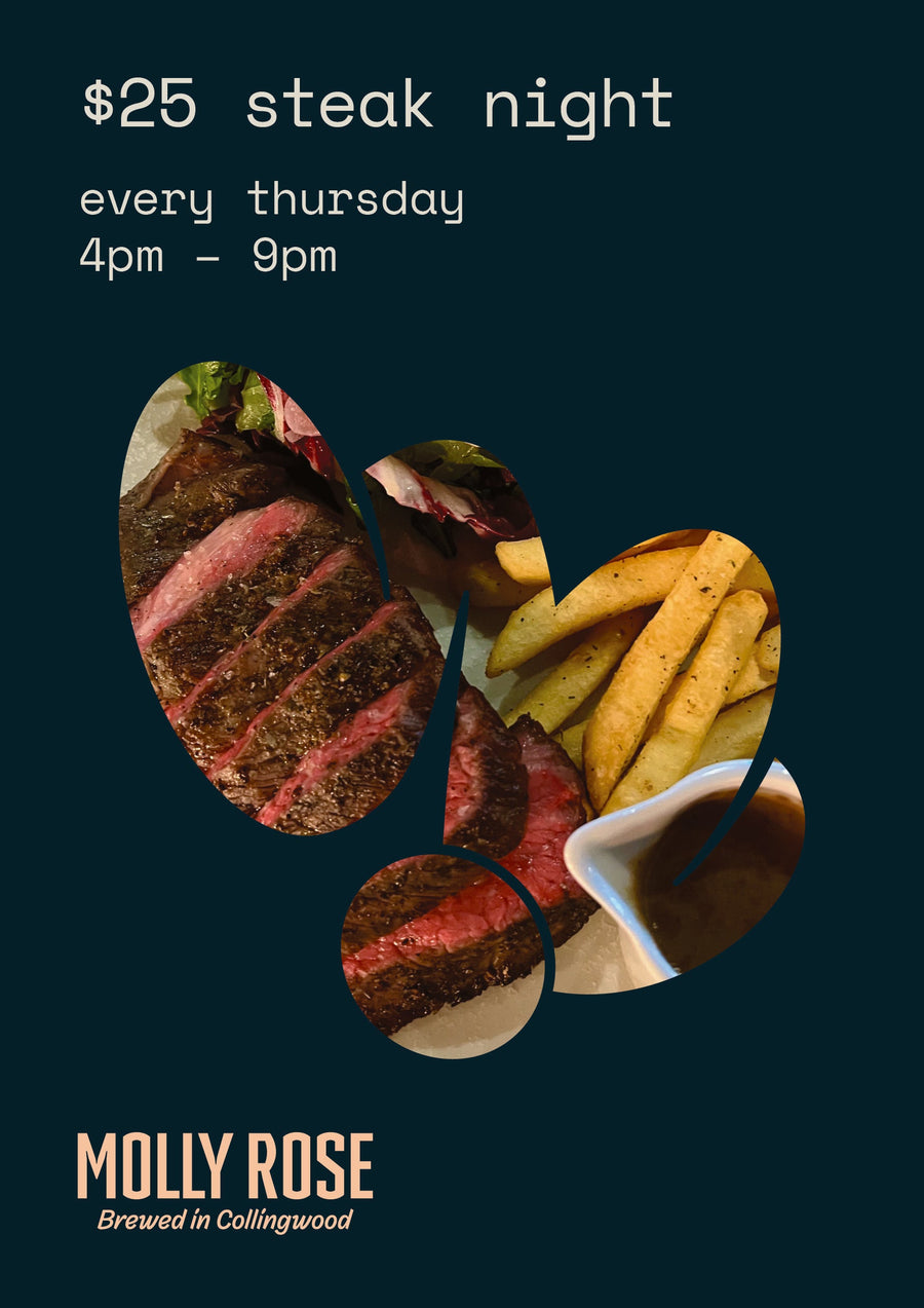 Thursday: $25 Steak Night