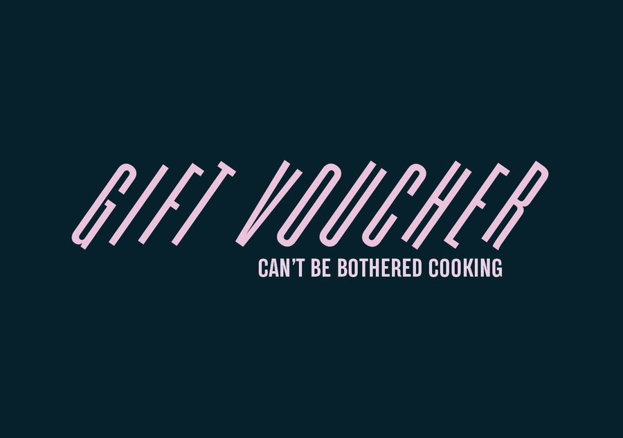 Can't Be Bothered Cooking, Molly Rose Gift Voucher